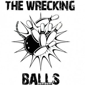 The Wrecking Balls  Funny Bowling League Tshirt