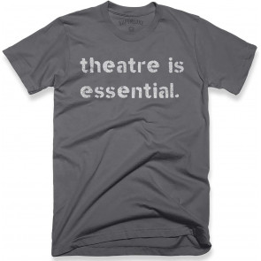 Theatre Is Essential Mens Womens Red Alert Save Live Theater Restart Act T-Shirt