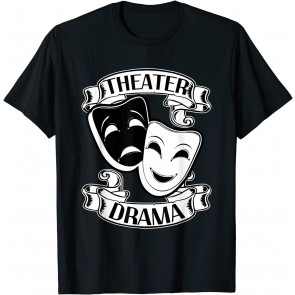 Theatre Nerd For Drama Actor And Actress Gift Masks T-Shirt