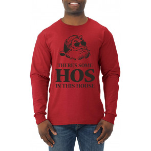 Theres Some Hos In This House Ugly Christmas  T-Shirt