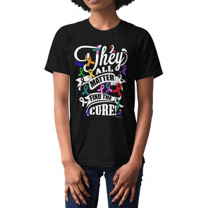 They All Matter Cancer Retro Awareness T-Shirt