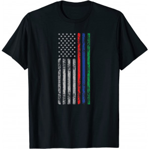 Thin Red Blue Green Line T-Shirt