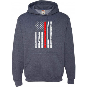 Thin Red Line Firefighter Firemen Support Sweat T-Shirt