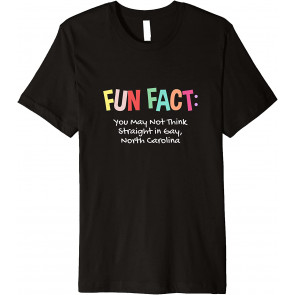 Think Straight In Gay North Carolina Pun NC Joke T-Shirt