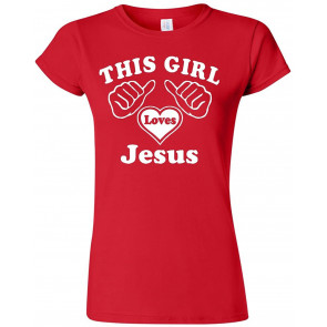 This Girl Loves Jesus Junior T-Shirt