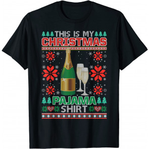 This Is My Christmas Pajama Champagne T-Shirt