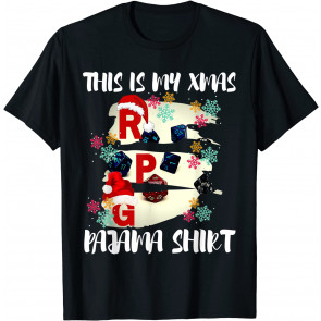 This Is My Christmas Pajama Role-Playing Video Games RPG T-Shirt