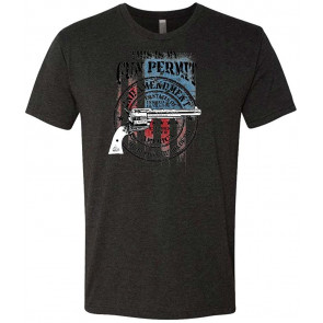 This Is My Gun Permit - Second 2nd Amendment - Tri-Blend T-Shirt