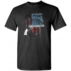 This Is My Gun Permit - Second 2nd Amendment - T-Shirt