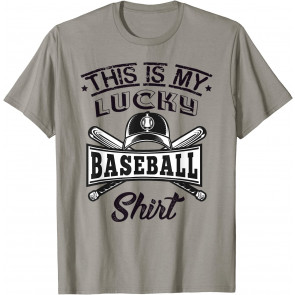 This Is My Lucky Baseball  T-Shirt