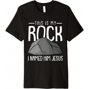 This Is My Rock Christmas Religious Faith Christian X-Mas T-Shirt