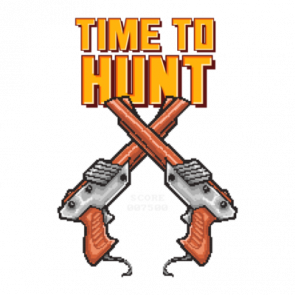 Time To Hunt Retro Nintendo Zapper Gun Tshirt