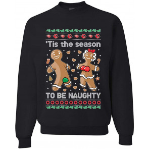 Tis Season To Get Naughty Xmas Ugly Christmas  T-Shirt
