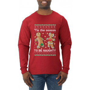 Tis Season To Get Naughty Xmas Ugly Christmas  T-Shirt