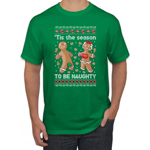 Tis Season To Get Naughty Xmas Ugly Christmas  T-Shirt