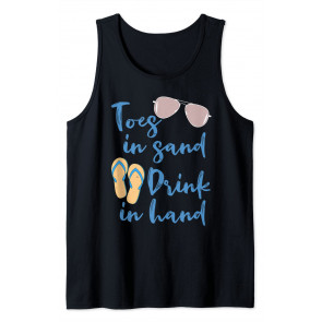 Toes In Sand Drink In Hand T-Shirt