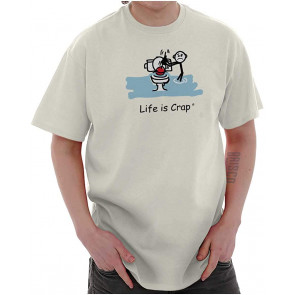 Toilet Plunger Clog Bathroom Novelty Mens Graphic T-Shirt