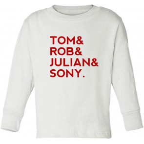 Tom Rob Julian Sony No Offense England Football Fans Little Kids Girls Boys Toddler T-Shirt