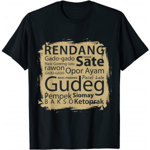 Top Favorit Indonesia Food T-Shirt