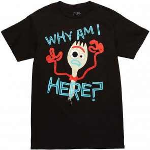 Toy Story Forkie Why Am I Here T-Shirt