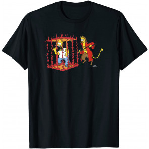 Treehouse Of Horror Devil Flanders & Homer V-2 T-Shirt