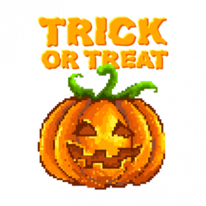 Trick Or Treat Retro Jack O Lantern Pumkin Halloween Tshirt