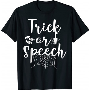 Tricks Or Speech Languages Teacher Halloween Costume T-Shirt