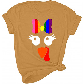 Turkey Face Pilgrim T-Shirt