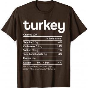 Turkey Nutrition Facts T-Shirt