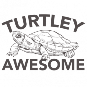 Turtley Awesome  Funny Pun Tshirt