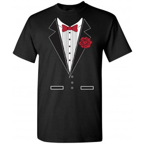 Tuxedo Rose DT T-Shirt