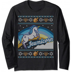 Ugly Hanukkah Unicorn Jewnicorn T-Shirt