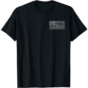 UH-60 Black Hawk Helicopter Vintage Flag 2-Sided T-Shirt