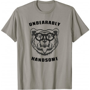 Unbearably Handsome Bear Sunglasses T-Shirt