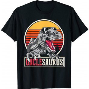 Uncle Gift Idea Dinosaur Family Unclesaurus T Rex T-Shirt