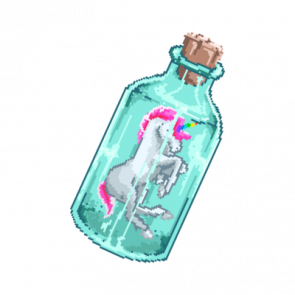 Unicorn In A Bottle Cute Tshirt