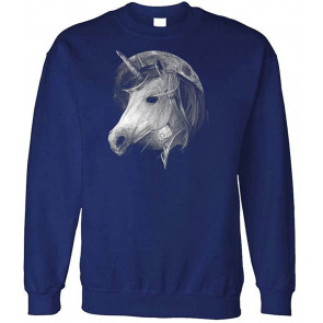 Unicorn Moon - Fleece Sweat T-Shirt
