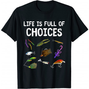Unique Bass Fishing Gift Assorted Lures For Bass Fisherman T-Shirt