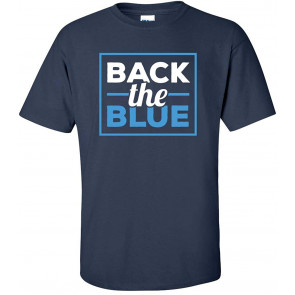 Unisex Back The Blue Support Police T-Shirt
