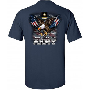 US Army Eagle And Flag T-Shirt