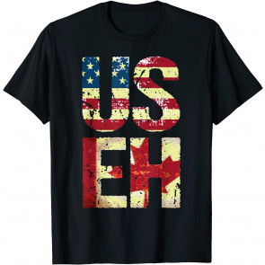 US EH America Canada Flag T-Shirt
