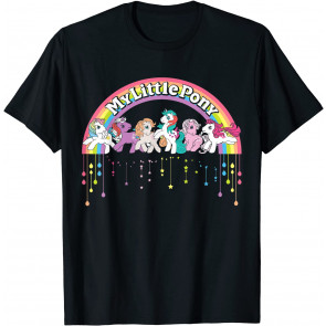 US +Logo Retro 01 Black T-Shirt