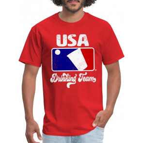 USA Drinking Team 4th Of July Men's T-Shirt