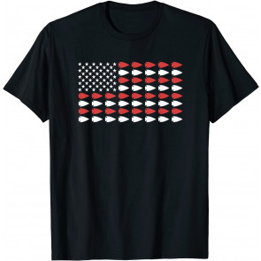 USA Flag - Artifact Arrowhead Hunter T-Shirt