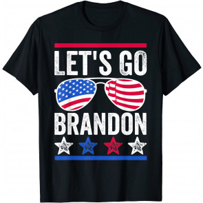 USA Flag Sunglasses T-Shirt