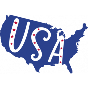 Usa Flag With Usa Cut Out T-Shirt