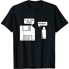 USB Floppy Disk I Am Your Father T-Shirt