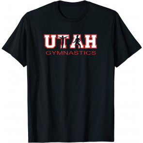 Utah Gymnastics Team Girls Tumbling Gear Gymnast Womens Gift T-Shirt