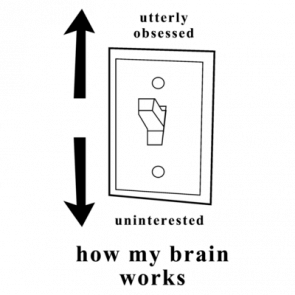 Utterly Obsessed  Uninterested  How My Brain Works Tshirt