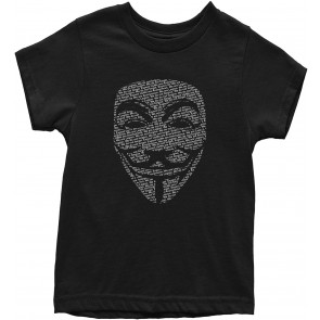 V For Vendetta Anonymous Mask T-Shirt